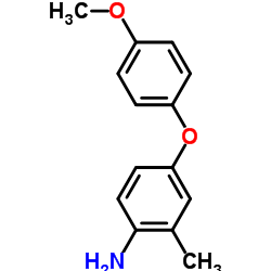 4-(4-Methoxyphenoxy)-2-methylaniline结构式