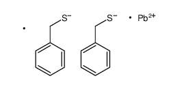 bis(benzylsulfanyl)-dimethylplumbane Structure