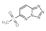 3-methylsulfonyl-1,2,7,8,9-pentazabicyclo[4.3.0]nona-2,4,6,8-tetraene Structure