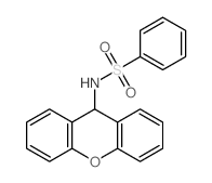 N-(9H-xanthen-9-yl)benzenesulfonamide structure