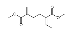 2,5-Dimethoxycarbonyl-6-methylhexa-1,5-dien Structure