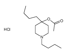 (1,4-dibutylpiperidin-4-yl) acetate,hydrochloride Structure