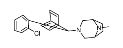 3-[o-Chlorophenyl(phenyl)methyl]-8-methyl-3,8-diazabicyclo[3.2.1]octane结构式