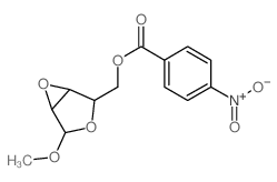 b-D-Ribofuranoside, methyl2,3-anhydro-, 4-nitrobenzoate (9CI)结构式