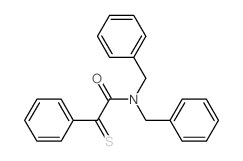 Benzeneacetamide,N,N-bis(phenylmethyl)-a-thioxo- Structure