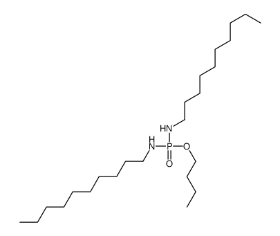 N-[butoxy-(decylamino)phosphoryl]decan-1-amine结构式