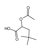 2-acetoxy-4,4-dimethylpentanoic acid结构式