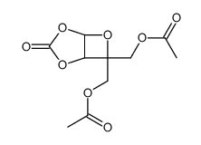 [7-(acetyloxymethyl)-3-oxo-2,4,6-trioxabicyclo[3.2.0]heptan-7-yl]methyl acetate Structure