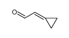 2-环亚丙基-乙醛结构式