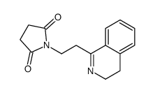 1-[2-(3,4-dihydroisoquinolin-1-yl)ethyl]pyrrolidine-2,5-dione Structure