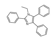 1-ethyl-2,4,5-triphenyl-1H-imidazole结构式