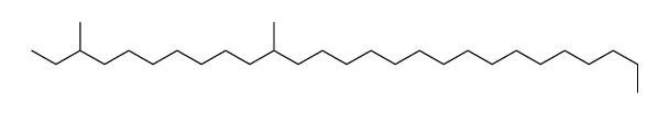 3,11-dimethylheptacosane结构式