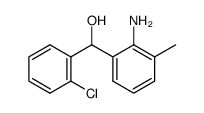 (2-amino-3-methylphenyl)(2-chlorophenyl)methanol结构式