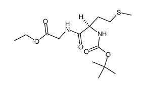 Boc-D-Met-Gly-OEt Structure