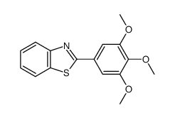 2-(3,4,5-trimethoxyphenyl)benzo[d]thiazol Structure