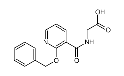 2-[(2-phenylmethoxypyridine-3-carbonyl)amino]acetic acid结构式