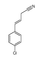 4-(4-chlorophenyl)but-3-enenitrile结构式