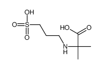 2-methyl-2-(3-sulfopropylamino)propanoic acid结构式