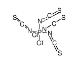 cis-dichlorotetrathiocyanatophosphate(1-)结构式