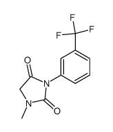 1-methyl-3-(3-(trifluoromethyl)phenyl)imidazolidine-2,4-dione Structure