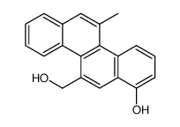 11-(hydroxymethyl)-5-methylchrysen-1-ol结构式