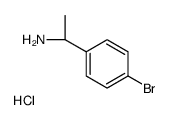 1-(4-Bromophenyl)ethylamine hydrochloride structure