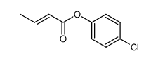 trans-crotonic acid-(4-chloro-phenyl ester) Structure