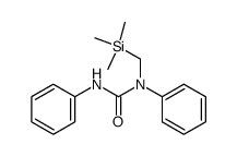 1,3-diphenyl-1-((trimethylsilyl)methyl)urea Structure