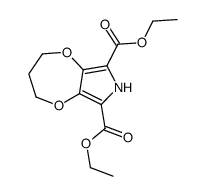 diethyl 2,3,4,7-tetrahydro-[1,4]dioxepino[2,3-c]pyrrole-6,8-dicarboxylate Structure