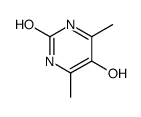 2(1H)-Pyrimidinone, 5-hydroxy-4,6-dimethyl- (9CI)结构式