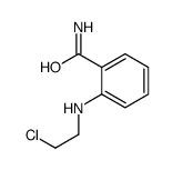 2-(2-chloroethylamino)benzamide Structure