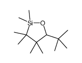 5-tert-butyl-2,2,3,3,4,4-hexamethyloxasilolane结构式