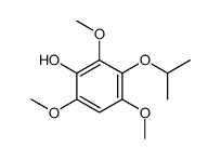 2,4,6-trimethoxy-3-propan-2-yloxyphenol结构式