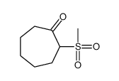 2-methylsulfonylcycloheptan-1-one Structure