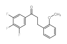 3-(2-METHOXYPHENYL)-3',4',5'-TRIFLUOROPROPIOPHENONE图片