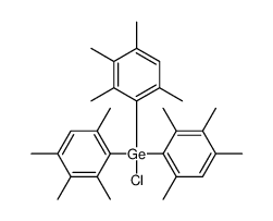 chloro-tris(2,3,4,6-tetramethylphenyl)germane Structure