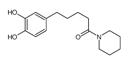 5-(3,4-dihydroxyphenyl)-1-piperidin-1-ylpentan-1-one Structure