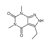 3-ethyl-5,7-dimethyl-2H-pyrazolo[3,4-d]pyrimidine-4,6-dione Structure