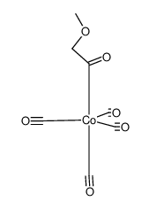 (methoxyacetyl)cobalt tetracarbonyl Structure