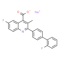 Brequinar sodium structure