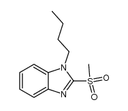 1-butyl-2-methanesulfonyl-1H-benzimidazole Structure