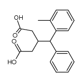 β-(2-Methylbenzhydryl)glutaric acid结构式