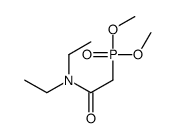 2-dimethoxyphosphoryl-N,N-diethylacetamide结构式