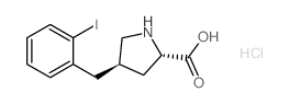 (2S,4R)-4-(2-Iodobenzyl)pyrrolidine-2-carboxylic acid hydrochloride picture