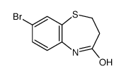 8-bromo-3,5-dihydro-2H-1,5-benzothiazepin-4-one Structure