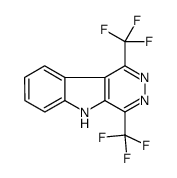 1,4-bis(trifluoromethyl)-5H-pyridazino[4,5-b]indole Structure