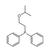 diphenyl(2-propan-2-yloxyethyl)phosphane结构式