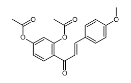 [3-acetyloxy-4-[3-(4-methoxyphenyl)prop-2-enoyl]phenyl] acetate结构式