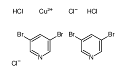 copper,3,5-dibromopyridine,hydron,tetrachloride结构式