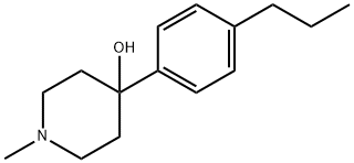 1-methyl-4-(4-propylphenyl)piperidin-4-ol Structure